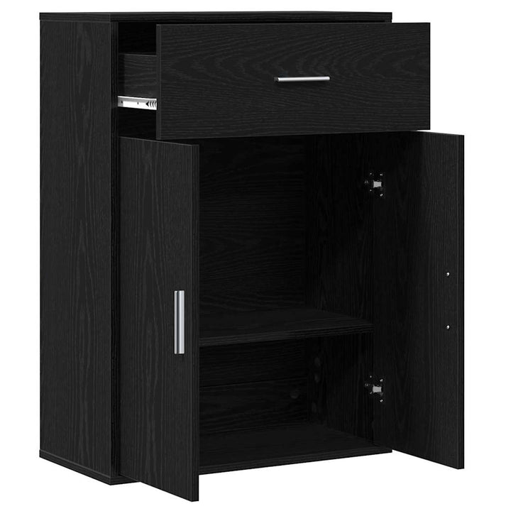 Sideboard Sort eg 60 x 30 x 84 cm Konstrueret træ