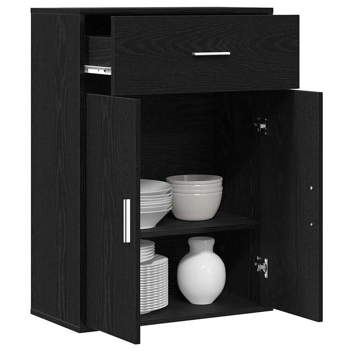 Sideboard Sort eg 60 x 30 x 84 cm Konstrueret træ