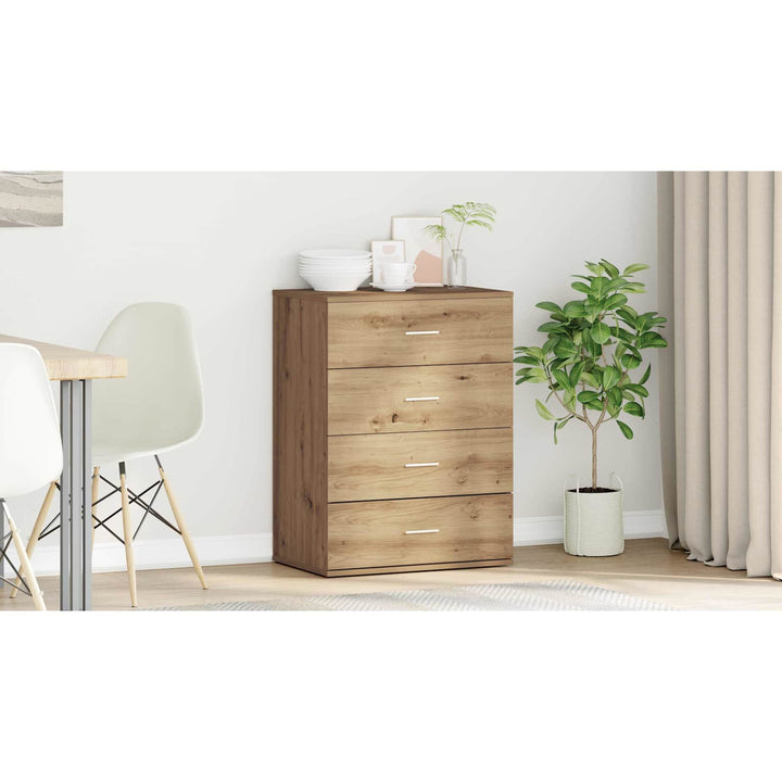 Sideboard Artisan Egetræ 60 x 39 x 80 cm Konstrueret træ
