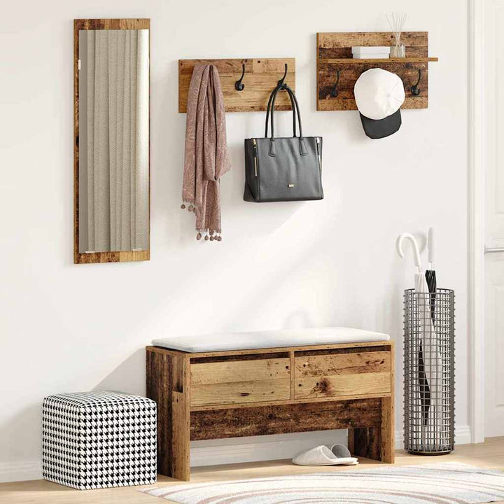 Entremøbelsæt Gammelt træ 90 x 31 x 46,5 cm Konstrueret træ