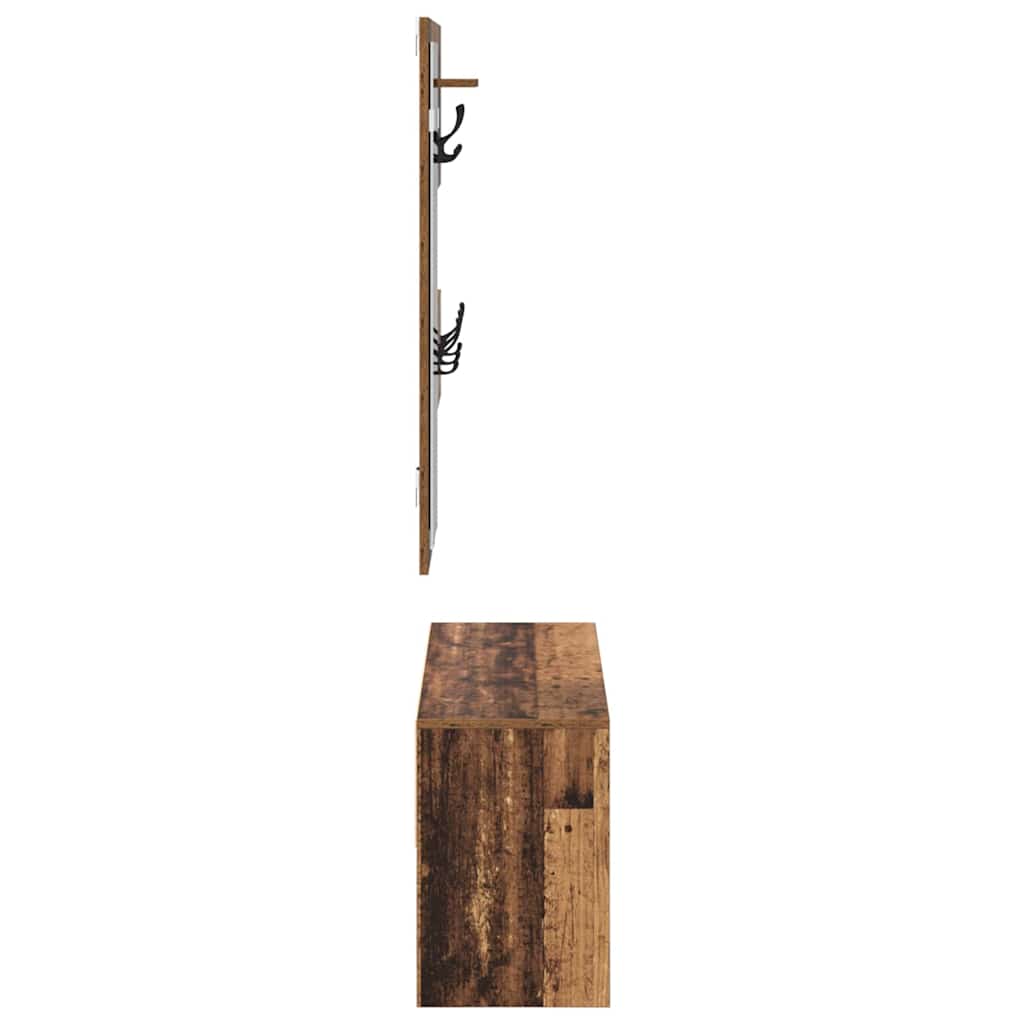 Entremøbelsæt Gammelt træ 90 x 31 x 46,5 cm Konstrueret træ