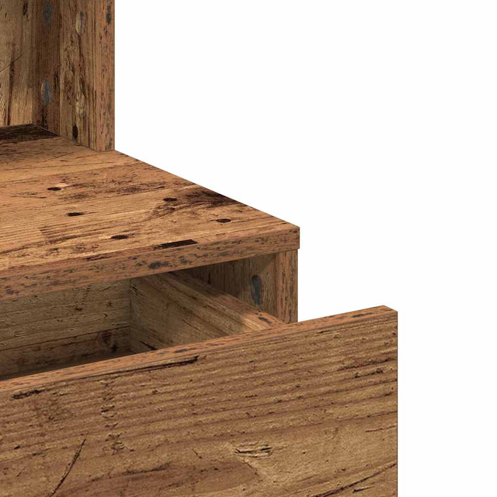 Klædeskab Gammelt træ 80 x 41 x 134,5 cm Konstrueret træ