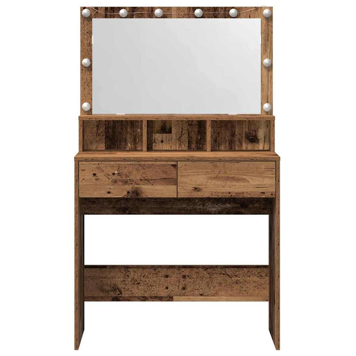 Klædeskab Gammelt træ 80 x 41 x 134,5 cm Konstrueret træ
