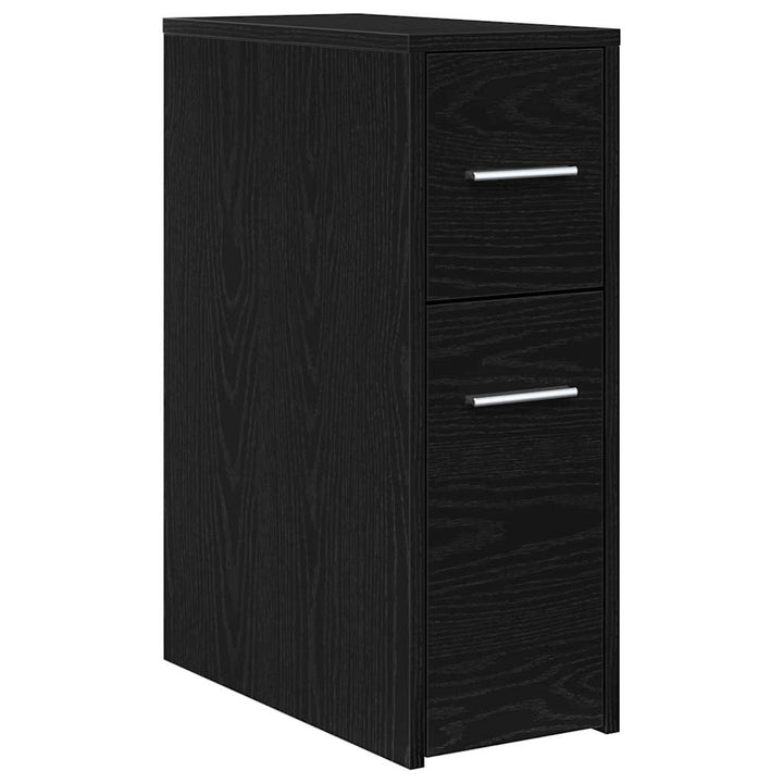 Badeværelsesmøbel sæt Sort eg 22 x 44 x 61.5 cm Konstrueret træ