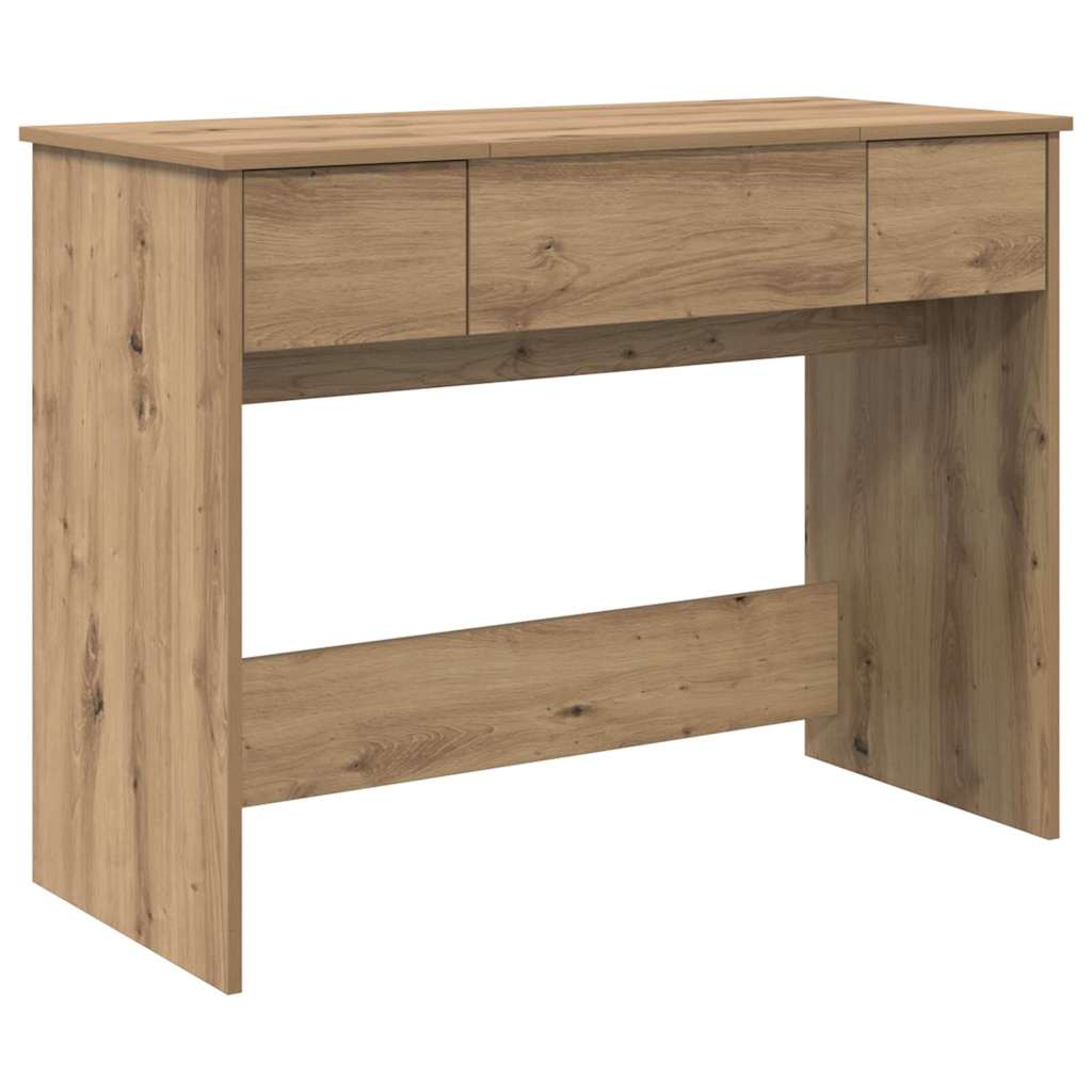 Kosmetikbord med skuffe Artisan Egetræ 100 x 45 x 76 cm