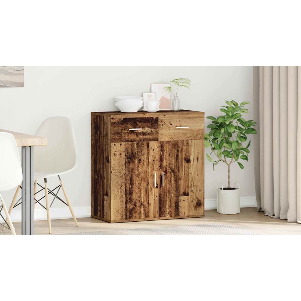 Sideboard Gammelt træ 78 x 38 x 80 cm Konstrueret træ
