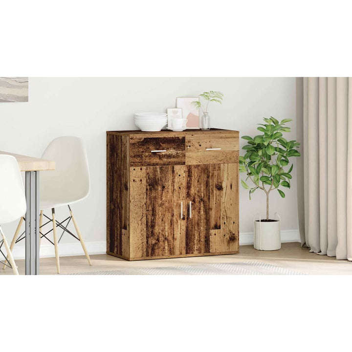 Sideboard Gammelt træ 78 x 38 x 80 cm Konstrueret træ