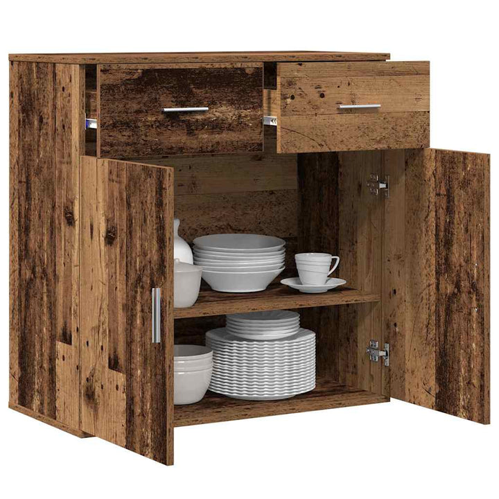 Sideboard Gammelt træ 78 x 38 x 80 cm Konstrueret træ