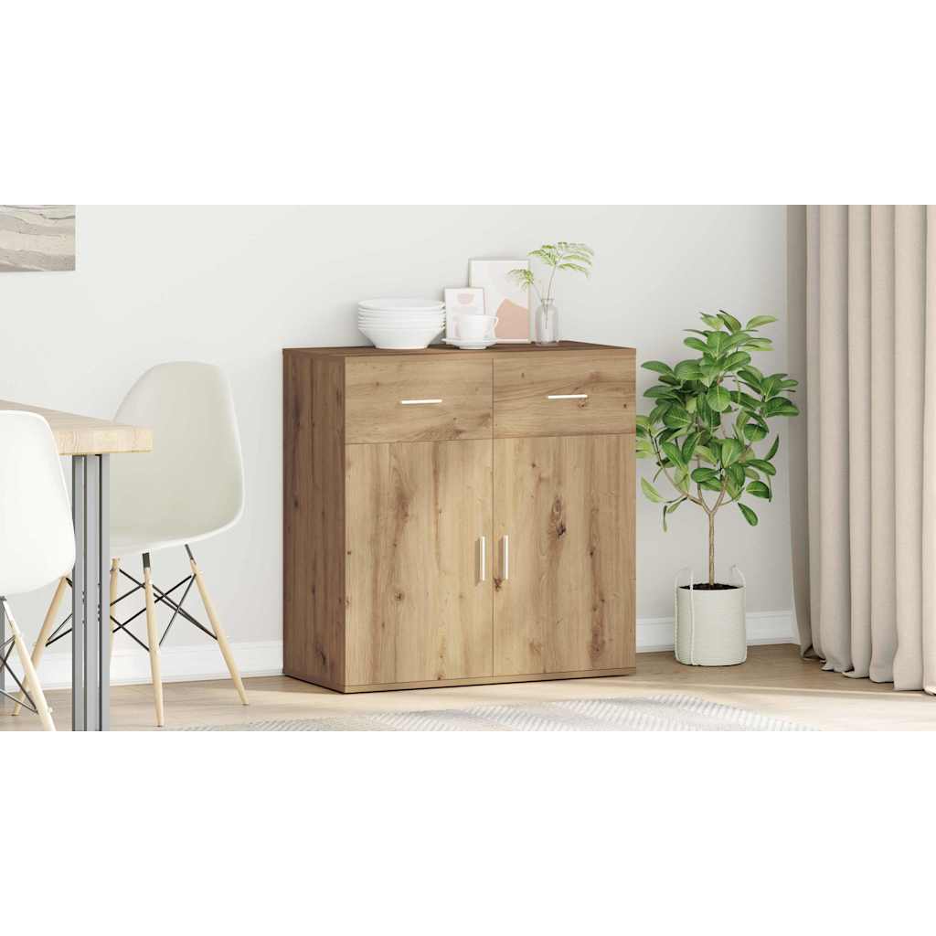 Sideboard Artisan Egetræ 78 x 38 x 80 cm Konstrueret træ