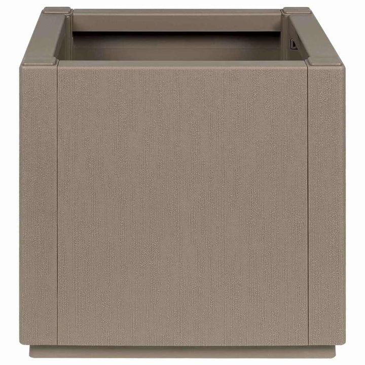 Haveblomsterkasse Lys Brun 36 x 36 x 35 cm PP