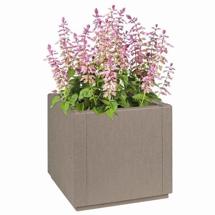 Haveblomsterkasse Lys Brun 36 x 36 x 35 cm PP