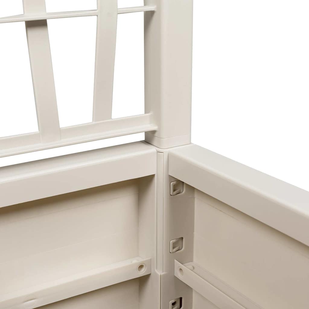 Havekrukke med trellis Hvid 36 x 36 x 140 cm PP