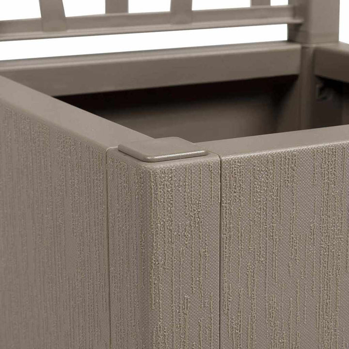 Havekrukke med trellis Lys Brun 36 x 36 x 140 cm PP