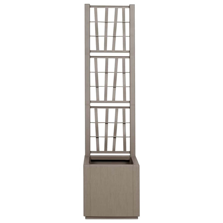 Havekrukke med trellis Lys Brun 36 x 36 x 140 cm PP