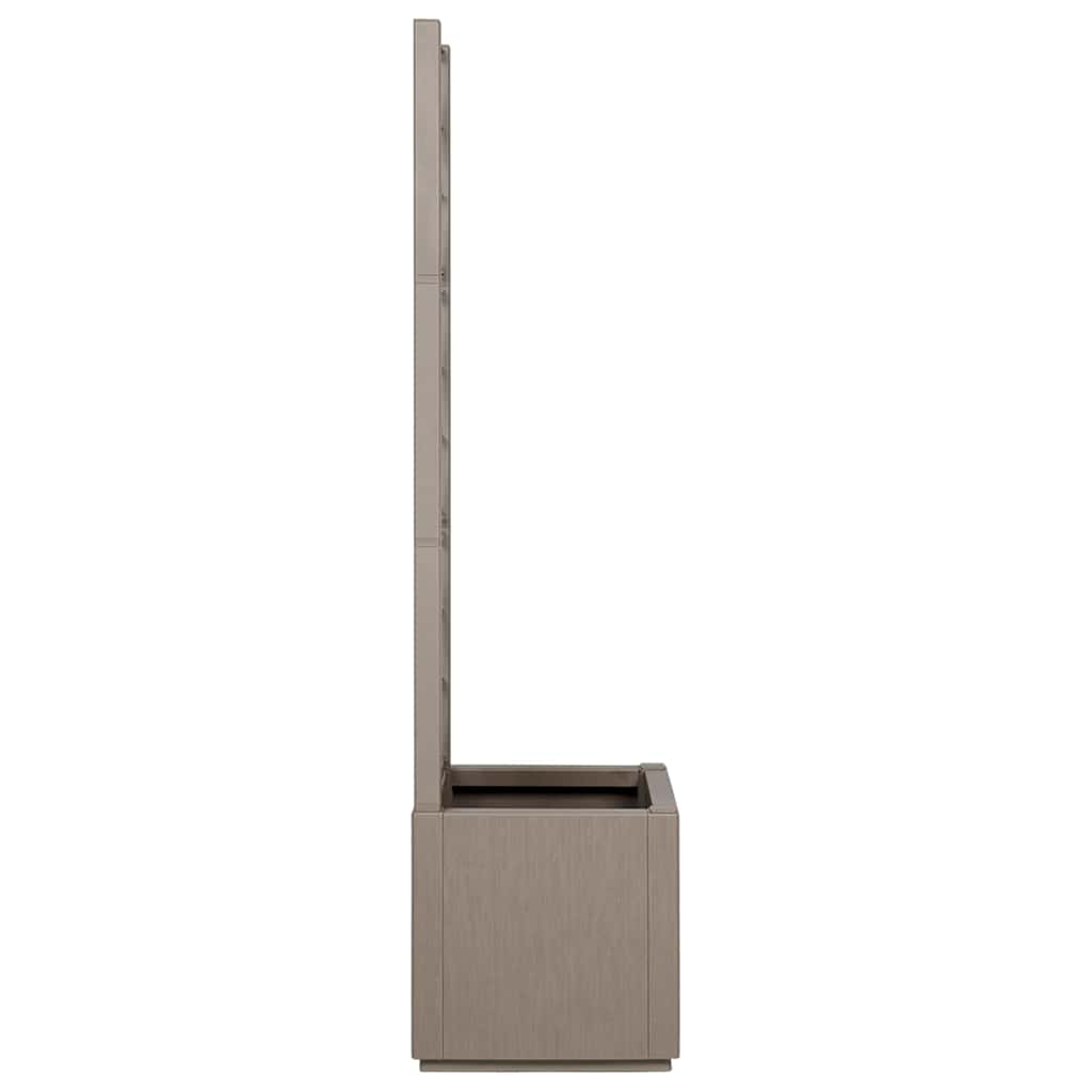 Havekrukke med trellis Lys Brun 36 x 36 x 140 cm PP