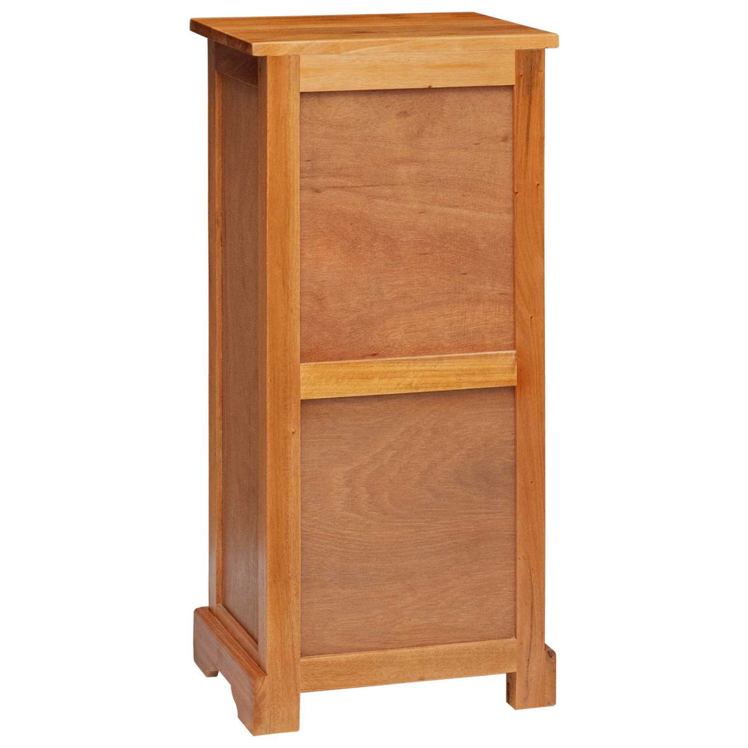 Skuffeskab Naturfarvet 45 x 35 x 100,5 cm Massiv Mahogni