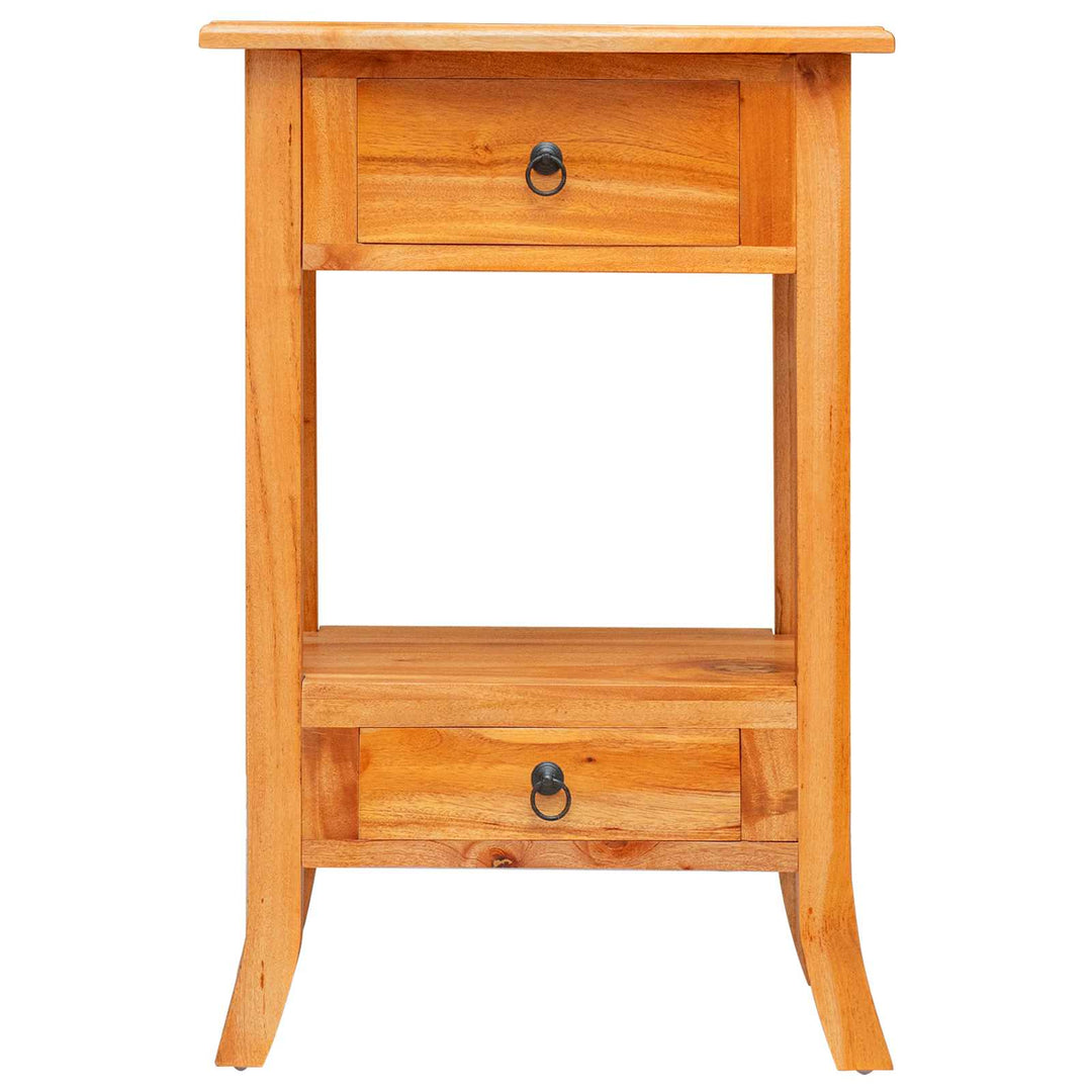 Konsolbord Naturfarvet 50,5 x 30 x 75,5 cm Massiv Mahogni