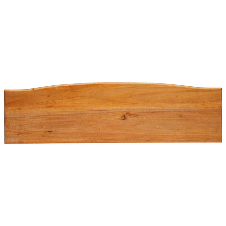 Konsolbord Naturfarvet 115 x 32 x 76 cm Massiv Mahogni