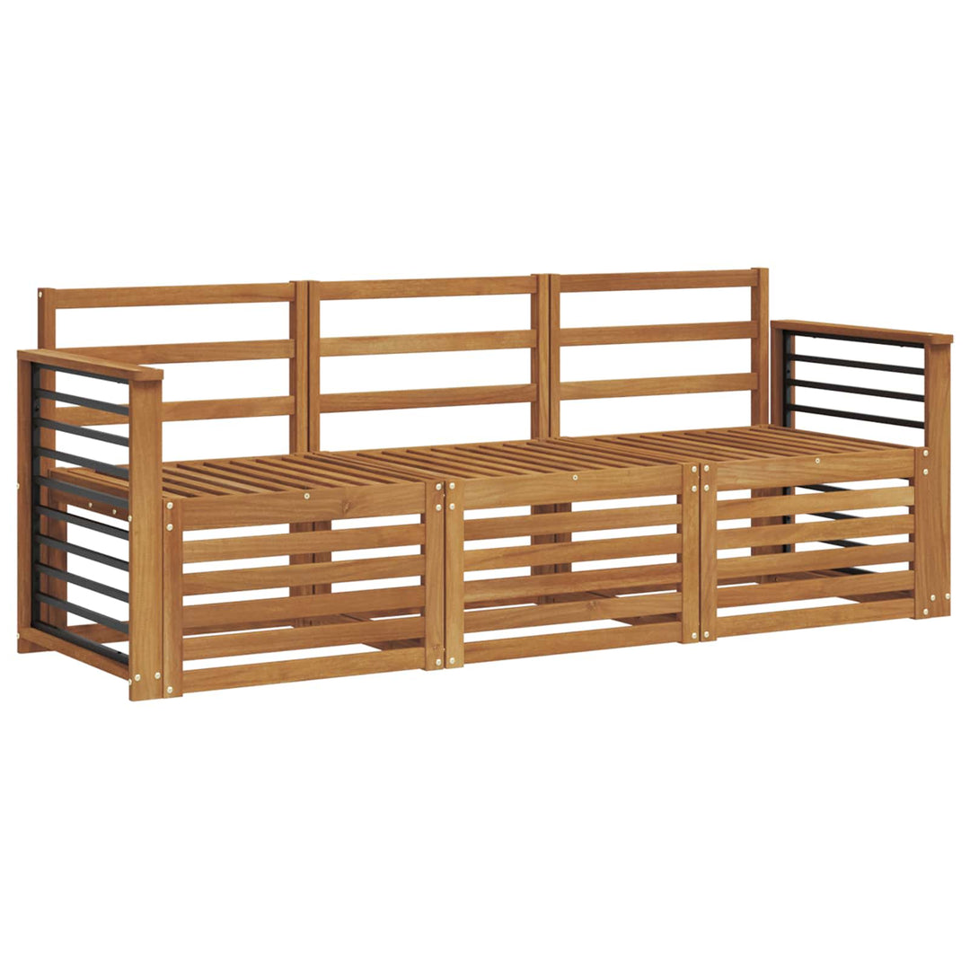 Sofasæt 3 pcs Massivt Akacietræ