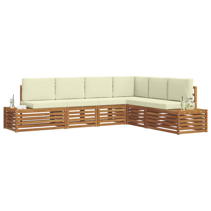 Udendørs sofagruppe Naturlig og Fløde 273 x 213,5 x 73 cm
