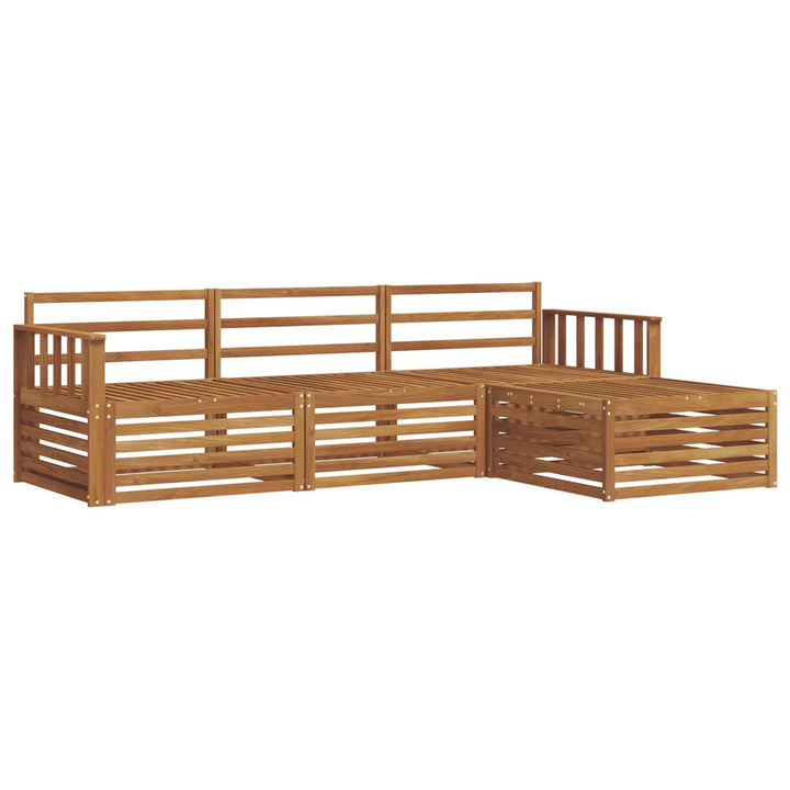 Udendørs sofagruppe Naturfarvet 249,5 x 162,5 x 73 cm