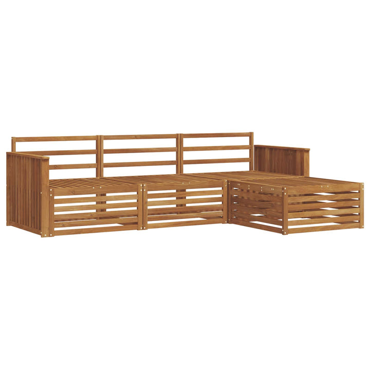 Udendørs sofagruppe Naturfarvet 249,5 x 162,5 x 73 cm