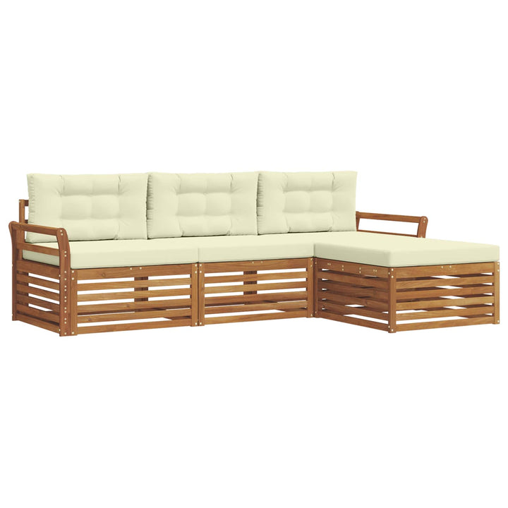 Udendørs sofagruppe Naturlig og Fløde 254 x 162,5 x 73 cm