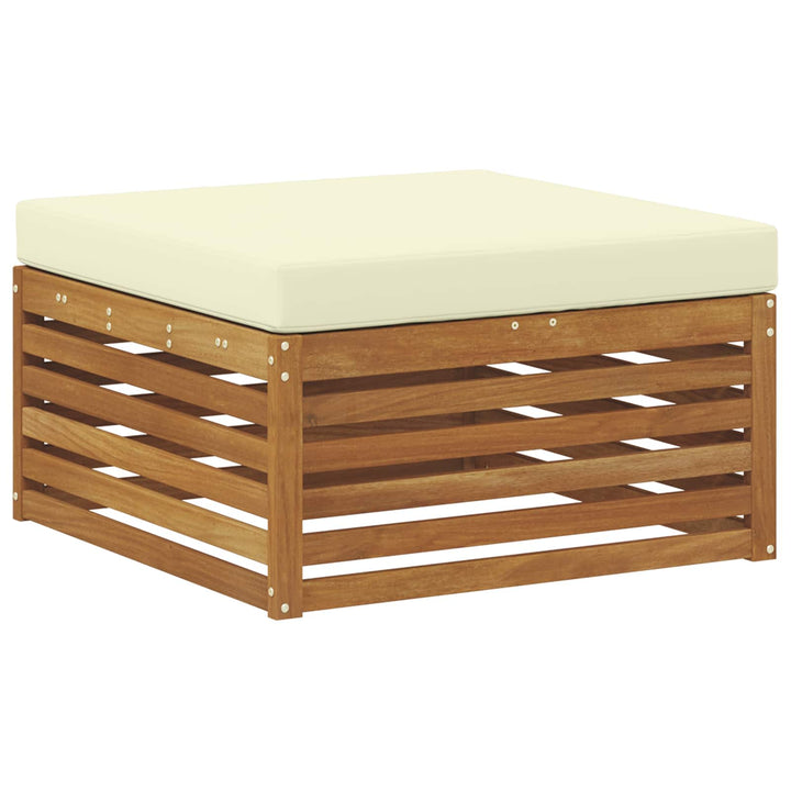 Udendørs sofagruppe 8 stk. Naturlig og Fløde