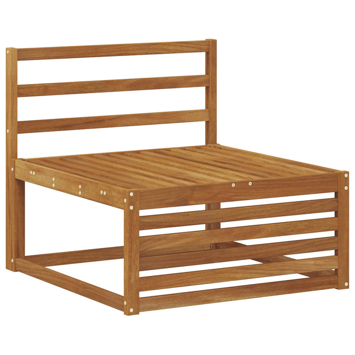 Udendørs sofagruppe 6 stk. Naturfarvet Massivt Akacietræ