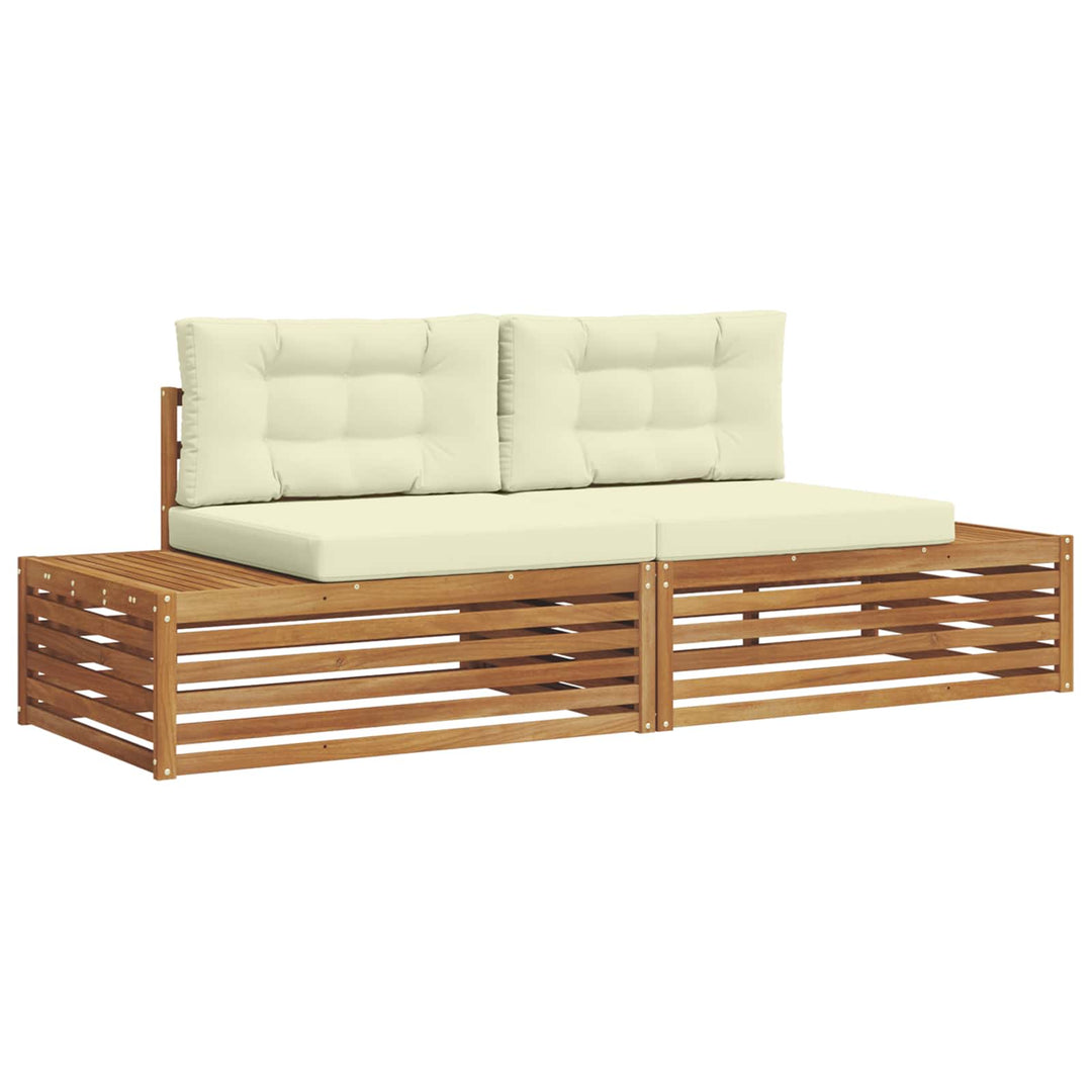 Udendørs sofagruppe Naturlig og Fløde 203,5 x 83 x 73 cm