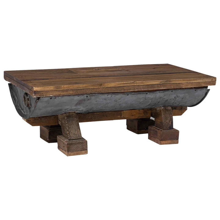 Sofabord Naturfarvet 90 x 50 x 35 cm træ