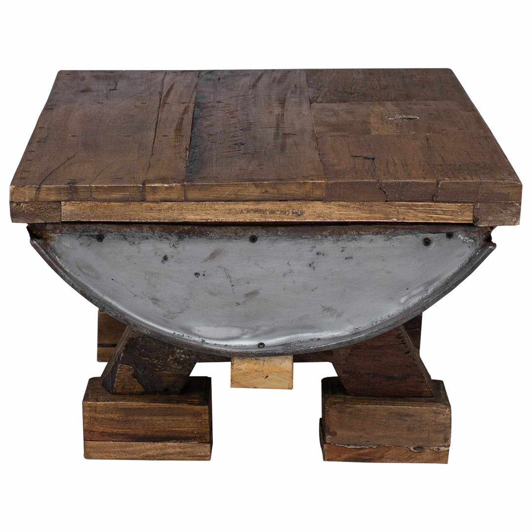 Sofabord Naturfarvet 90 x 50 x 35 cm træ