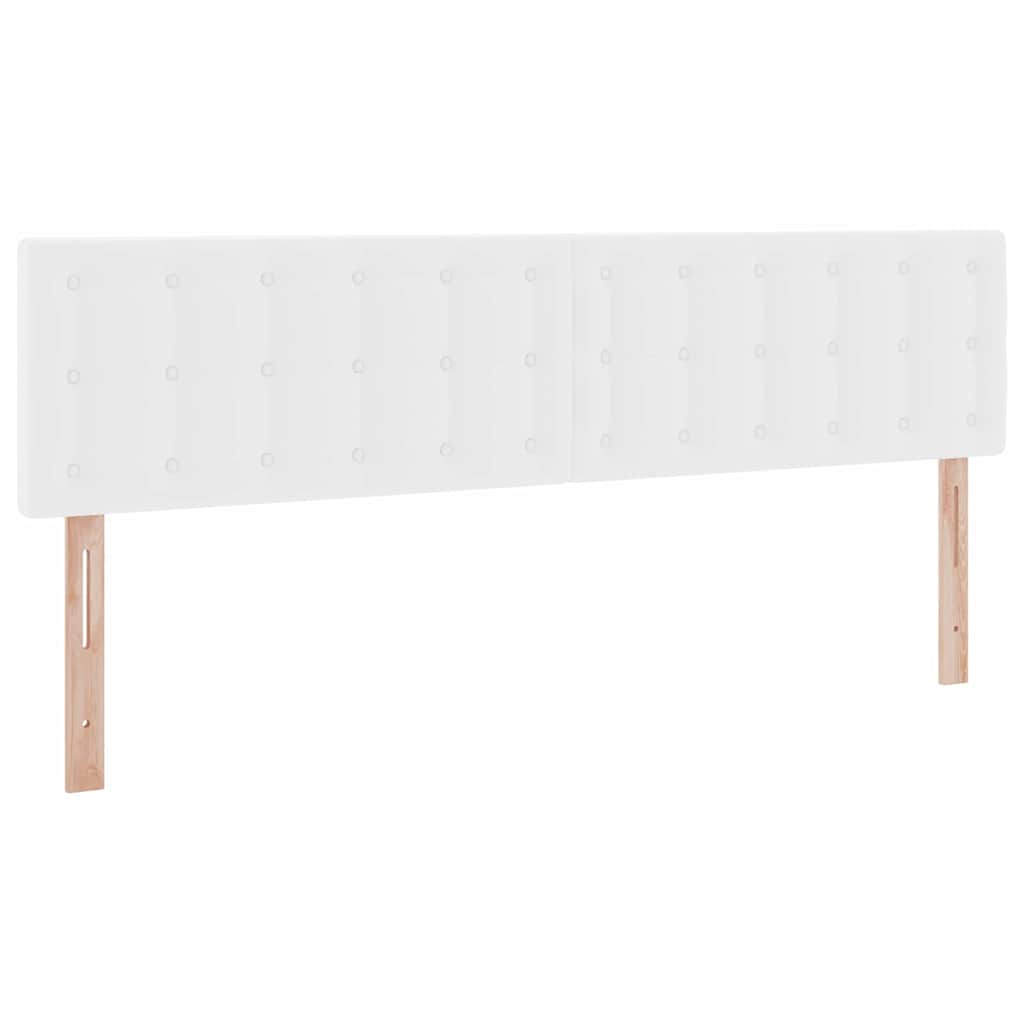 Seng med opbevaring og madras Ren Hvid 180 x 200 cm Faux læder