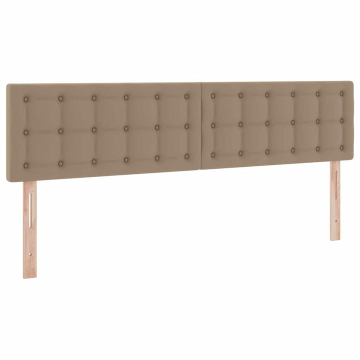 Opbevaringsseng Cappuccino 200 x 200 cm Faux læder