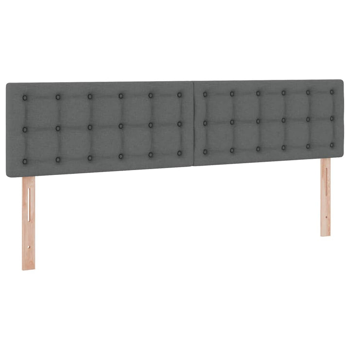 Opbevaringsseng med madras Mørkegrå 180 x 200 cm Faux læder