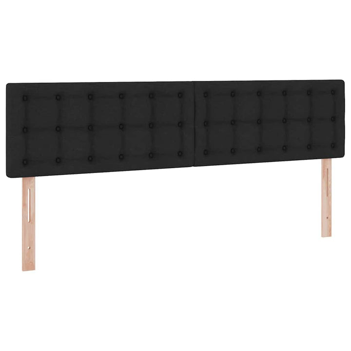Opbevaringsseng med madras Sort 200 x 200 cm Faux læder
