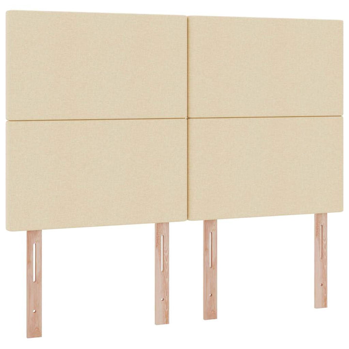 Seng med opbevaring og madras Creme 140 x 200 cm Polyester