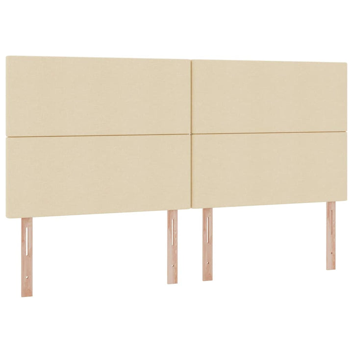Seng med opbevaring og madras Creme 200 x 200 cm Polyester