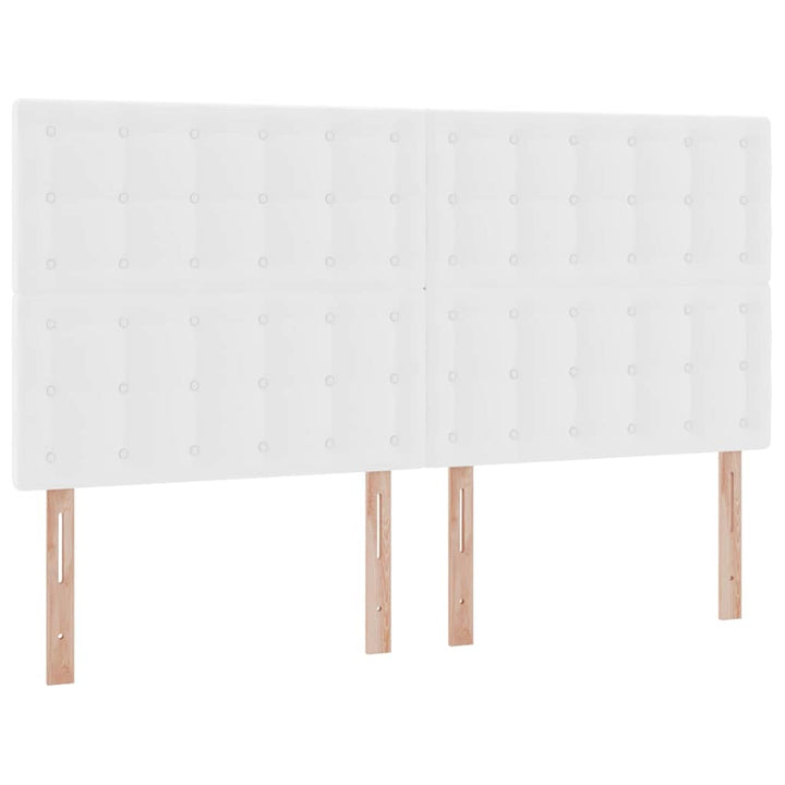 Seng med opbevaring og madras Ren Hvid 180 x 200 cm Faux læder