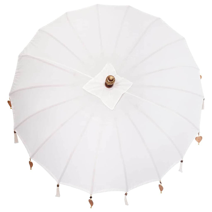 Balinesisk parasol med base 250 190 x 190 x 250 cm