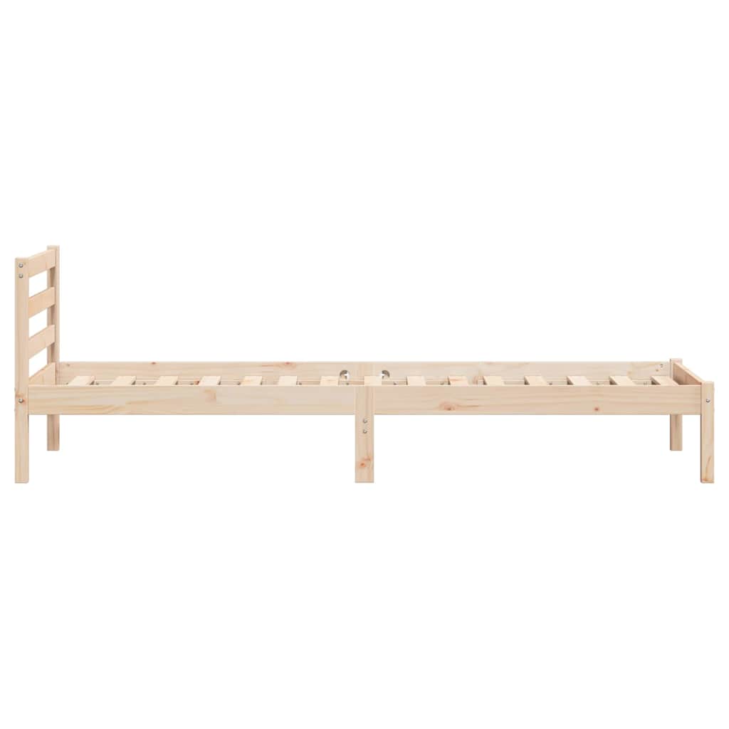 Sengestel Brun 225,5 x 105,5 x 69,5 cm Massivt fyrretræ