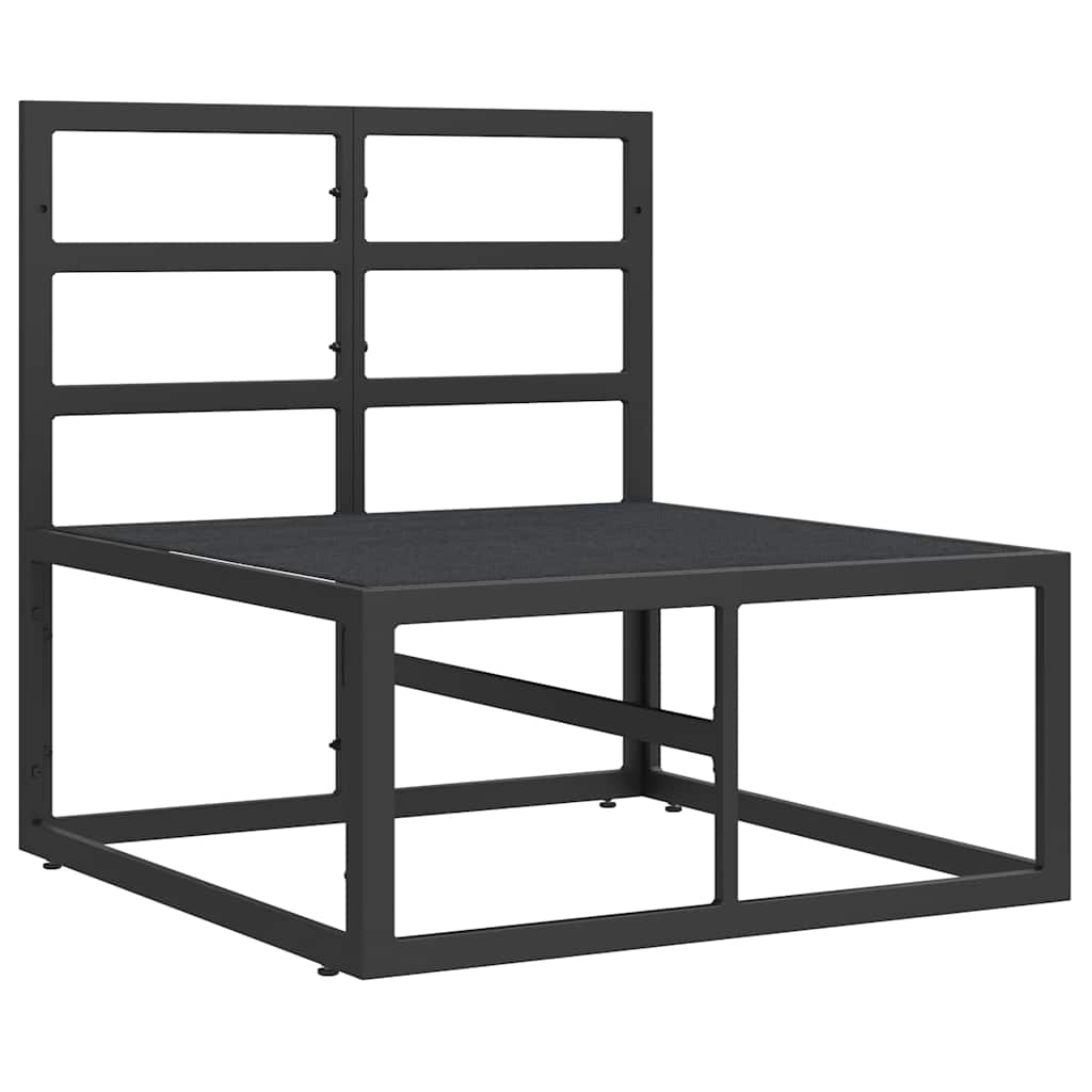 Udendørs Møbler Metal Sort og Anthracit 70 x 71,5 x 71 cm