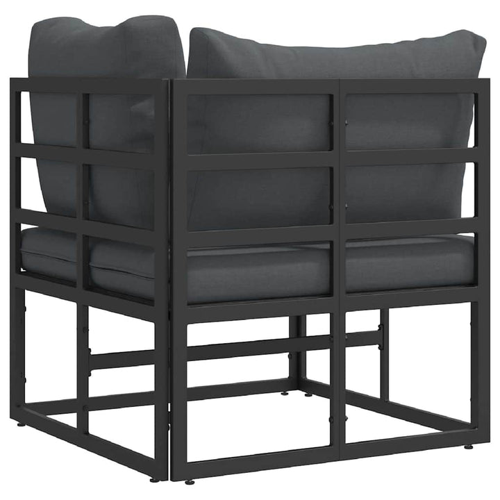Udendørs Møbler Metal Sort og Anthracit 71,5 x 71,5 x 71 cm