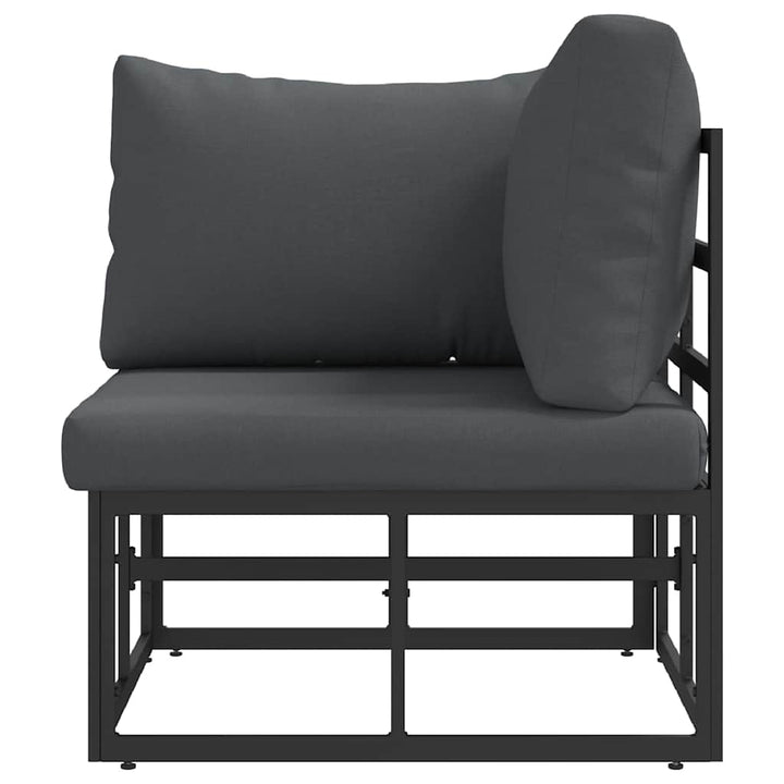 Udendørs Møbler Metal Sort og Anthracit 71,5 x 71,5 x 71 cm