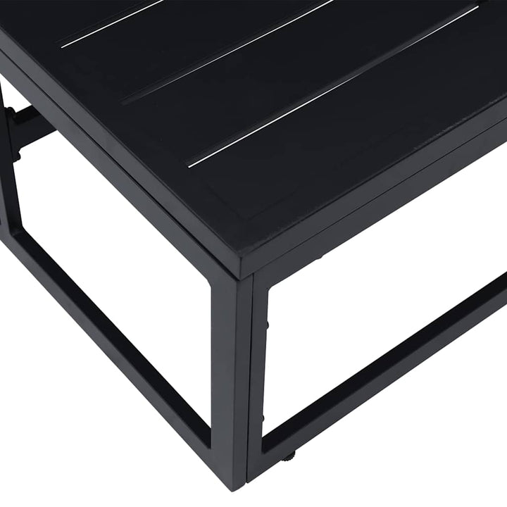 Udendørs Møbler Metal Sort 70 x 70 x 32 cm