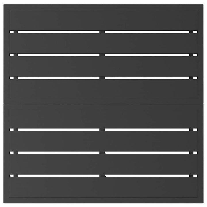 Udendørs Møbler Metal Sort 70 x 70 x 32 cm