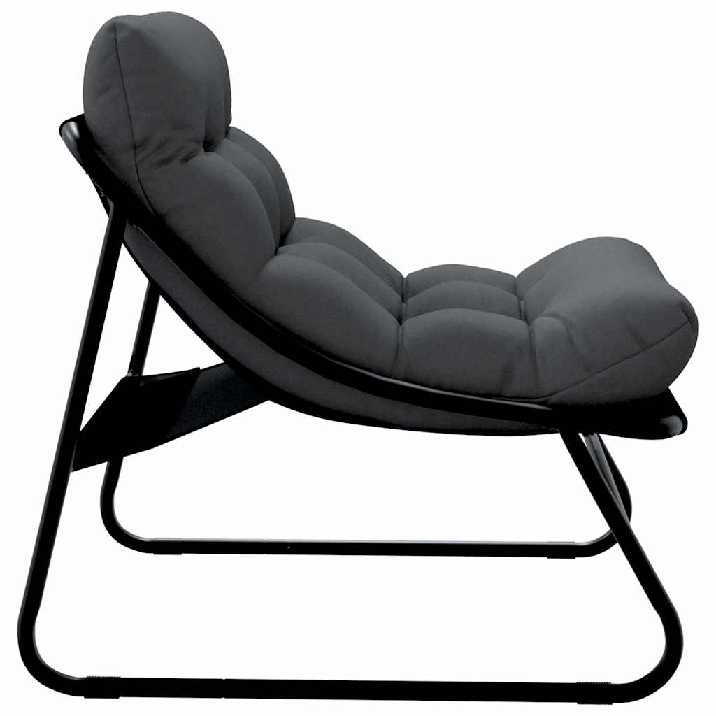Havemøbler 2 pcs Sort 60,5 x 81 x 71 cm Pulverlakeret stål