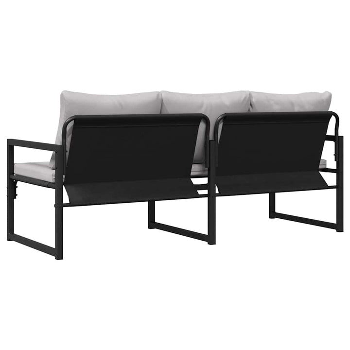 Havemøbler med pude Lysegrå 180 x 72,5 x 71 cm Polyester