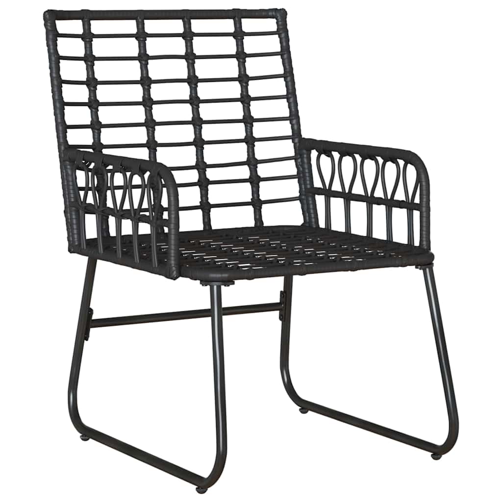 Have Spisebordssæt 3 pcs Sort og Anthracit polyrattan