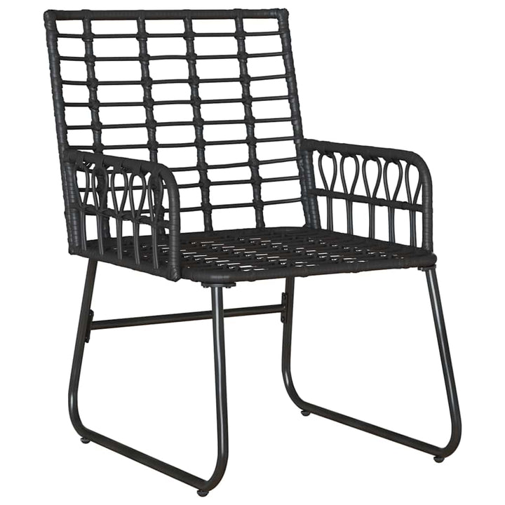 Have Spisebordssæt 3 pcs Sort og Anthracit polyrattan